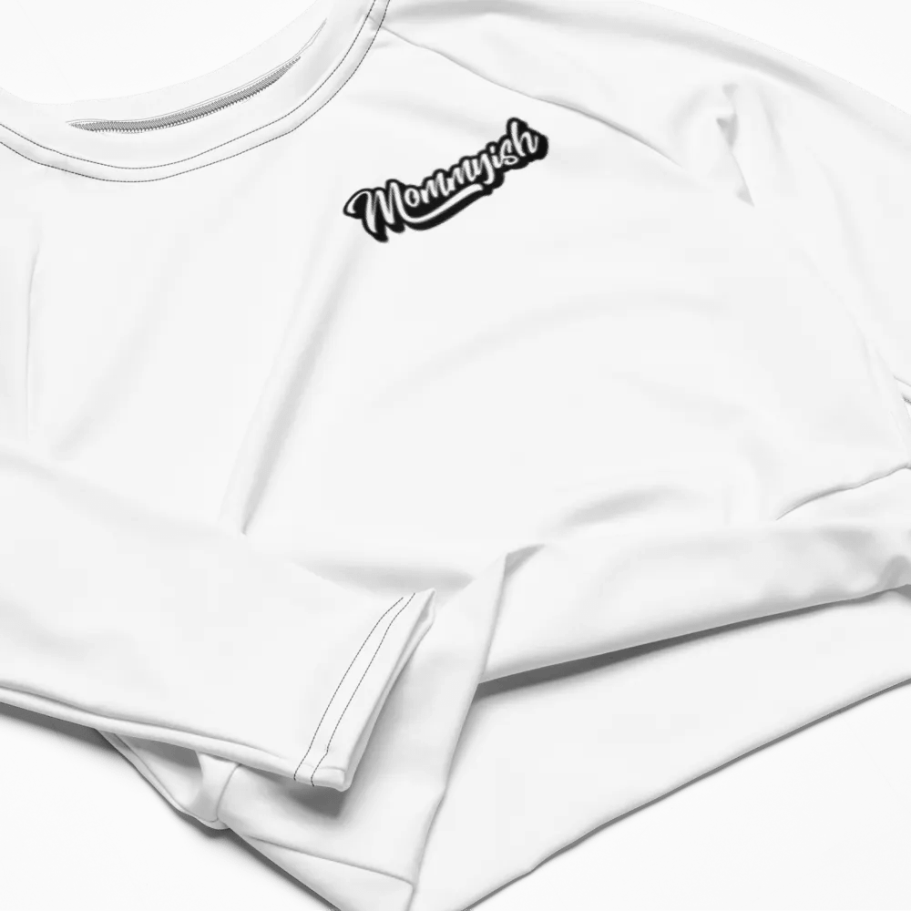 Mommyish Signature Print Crop Top product image (4)