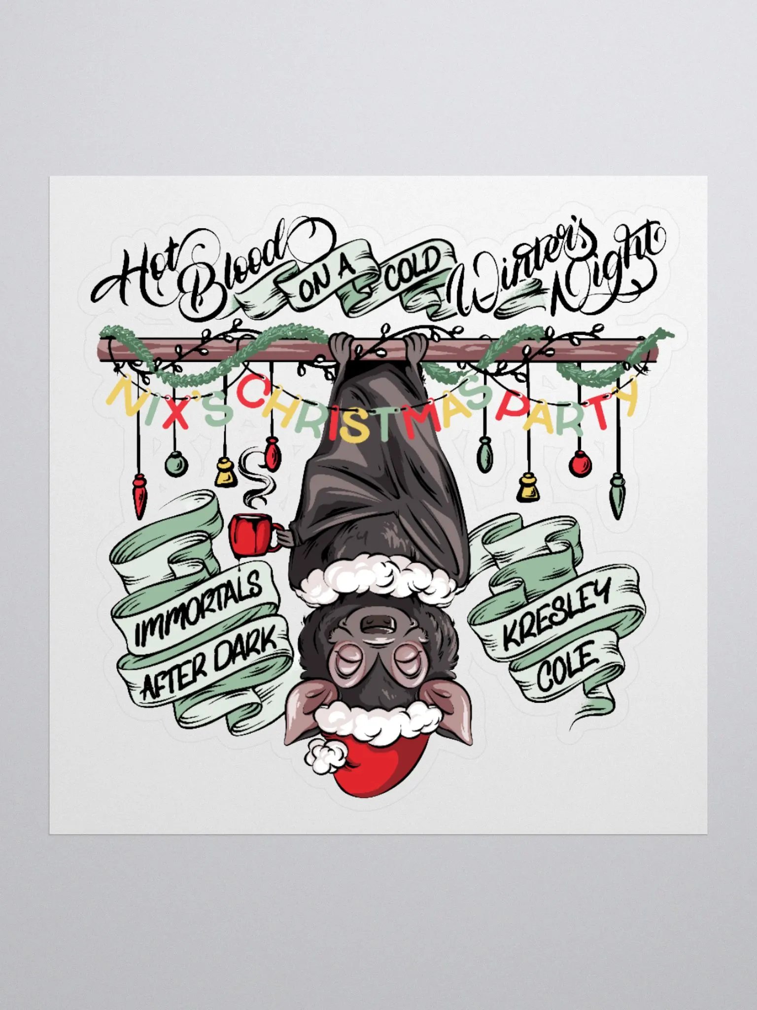 Bertil Christmas Sticker product image (1)
