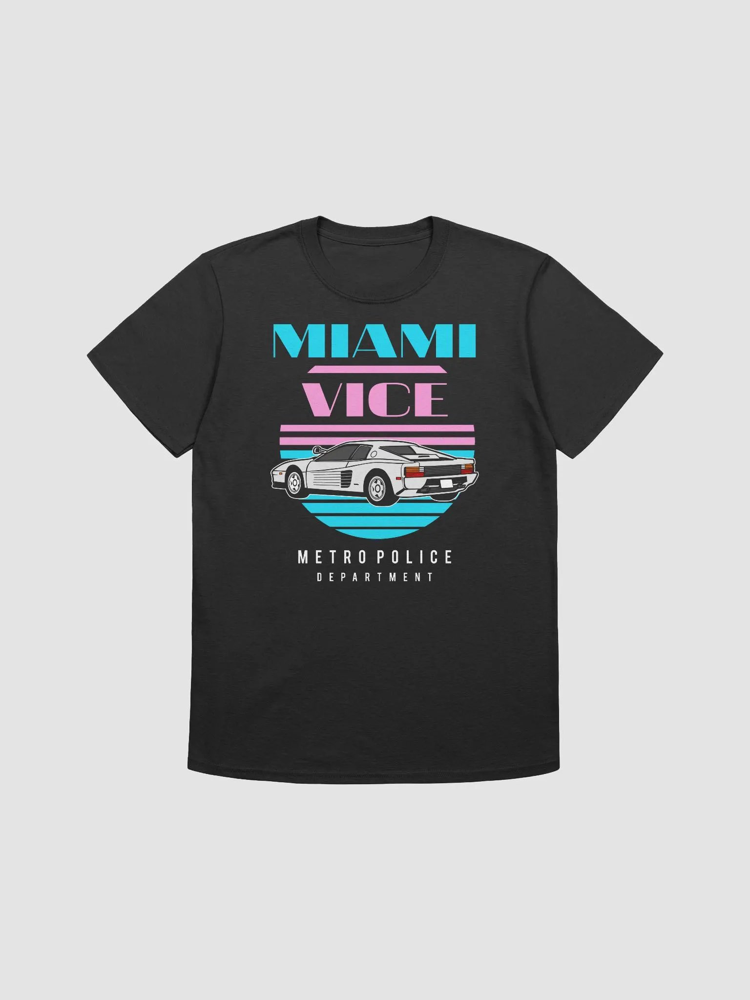 Retro Miami Vice Car T-Shirt product image (1)