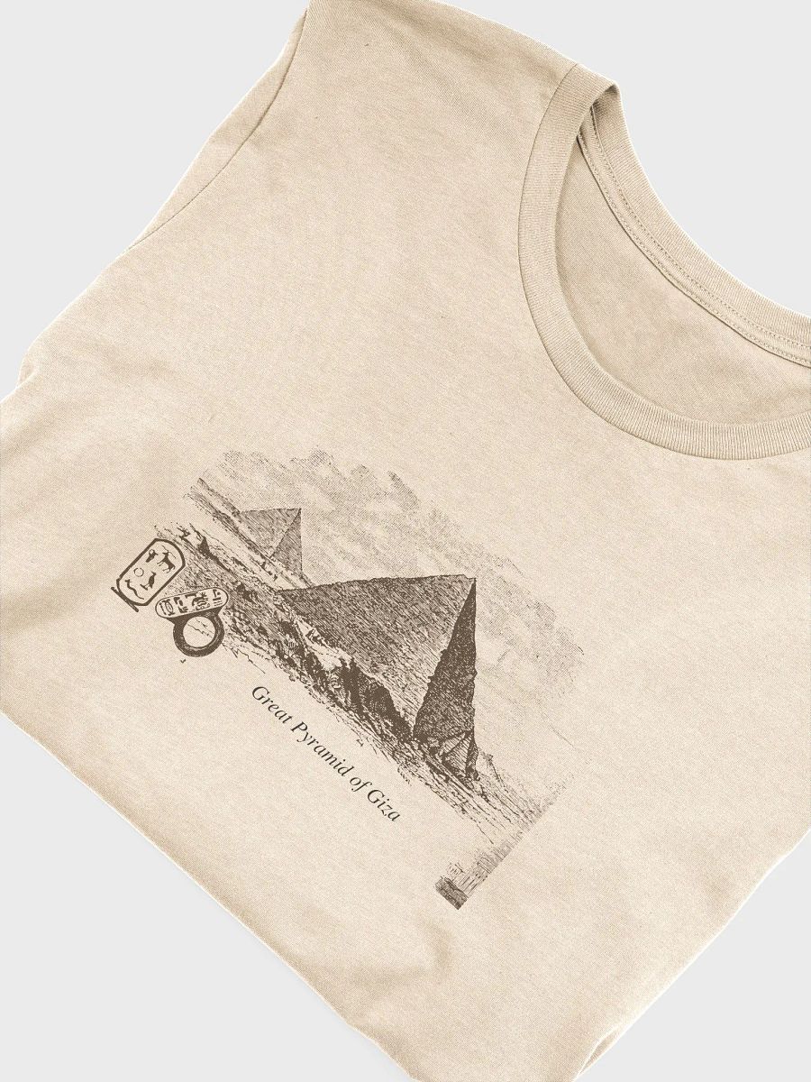 Great Pyramid of Giza - Scientific Illustration - Bella+Canvas Supersoft T-Shirt product image (5)