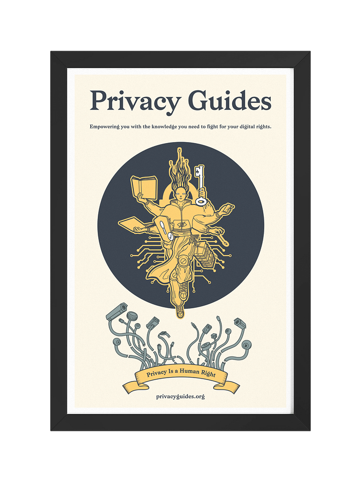 Defender of Privacy - Framed Poster product image (1)