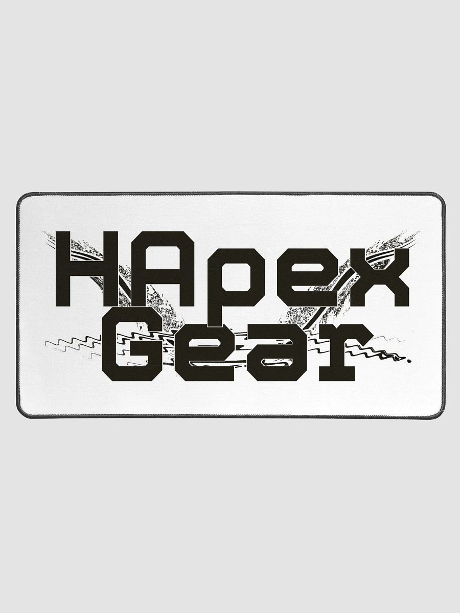 Black HApex Gear Black Logo Desk Mat 15.5