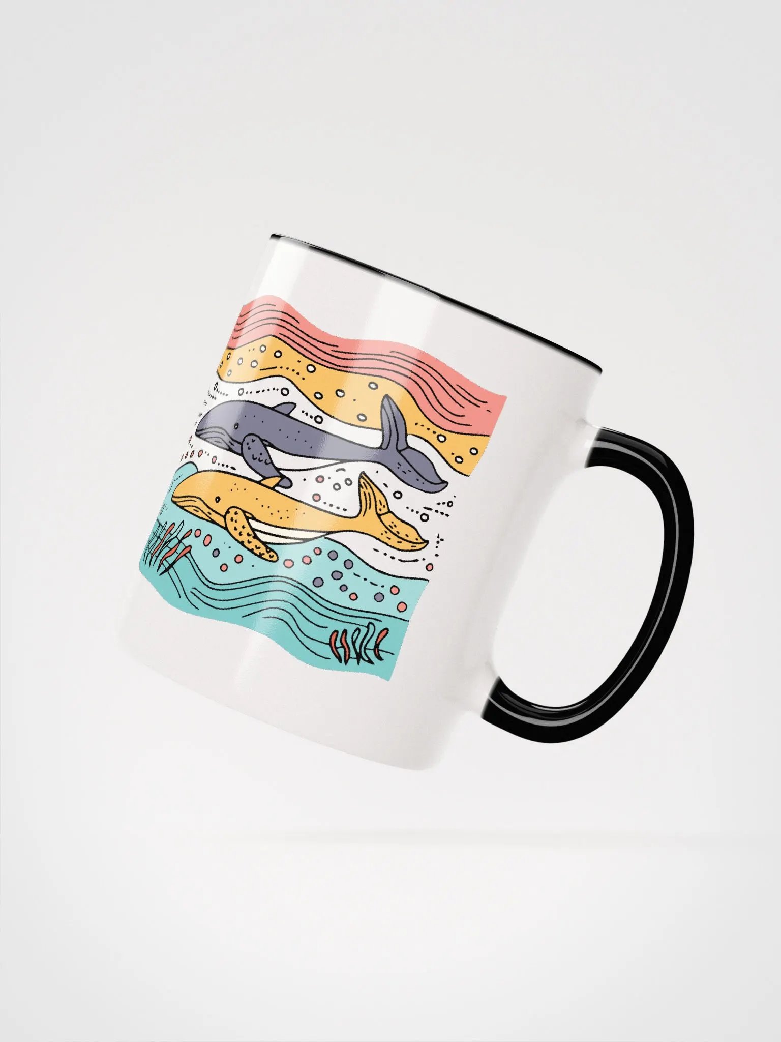 Free Whales in the Sea | Mug product image (23)