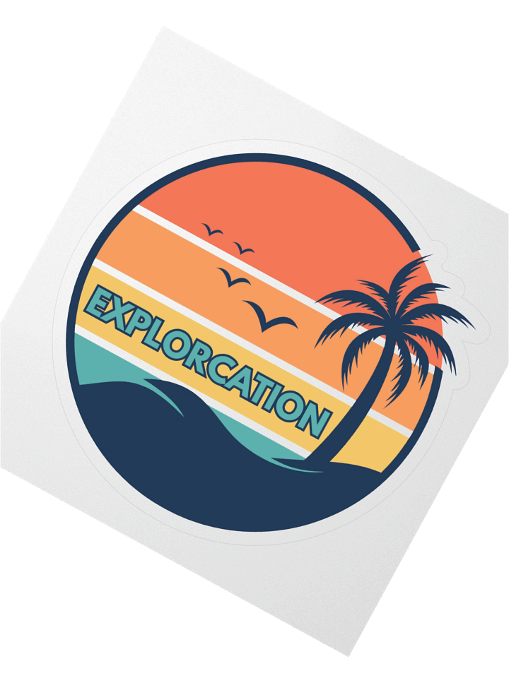 Retro Sunset Sticker product image (2)
