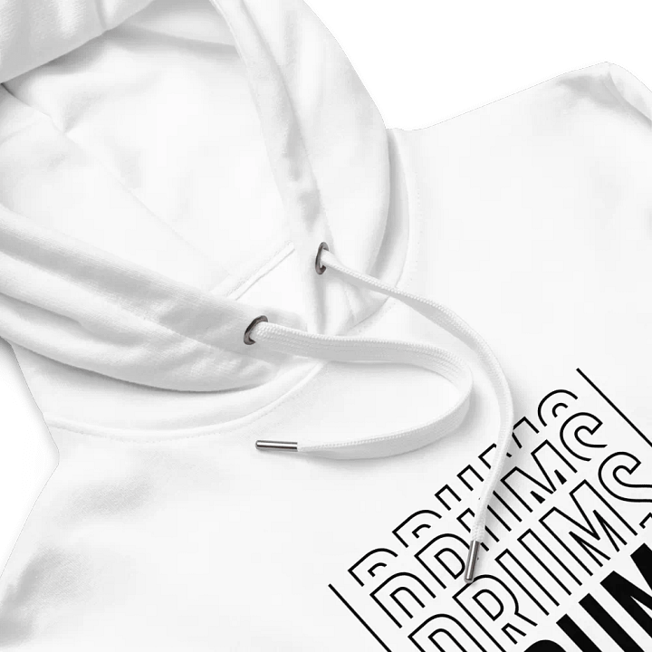 DRUMS Premium White Hoodie product image (2)
