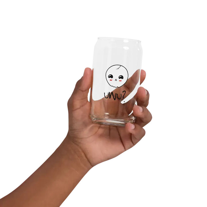 uWu Skull || 16 oz CAN SHAPED GLASS product image (32)