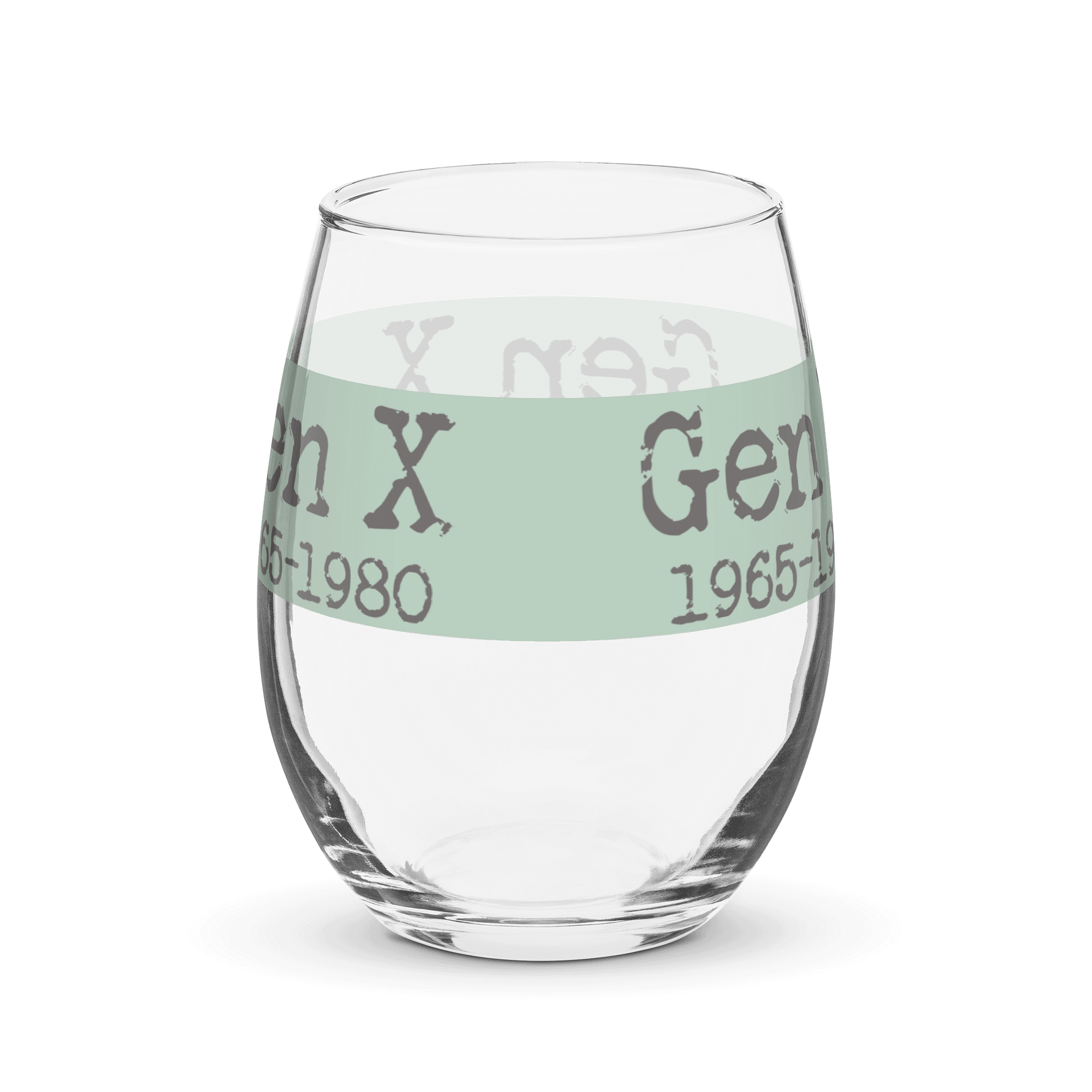 Gen X 1965-1980 Stemless Wine Glass product image (2)
