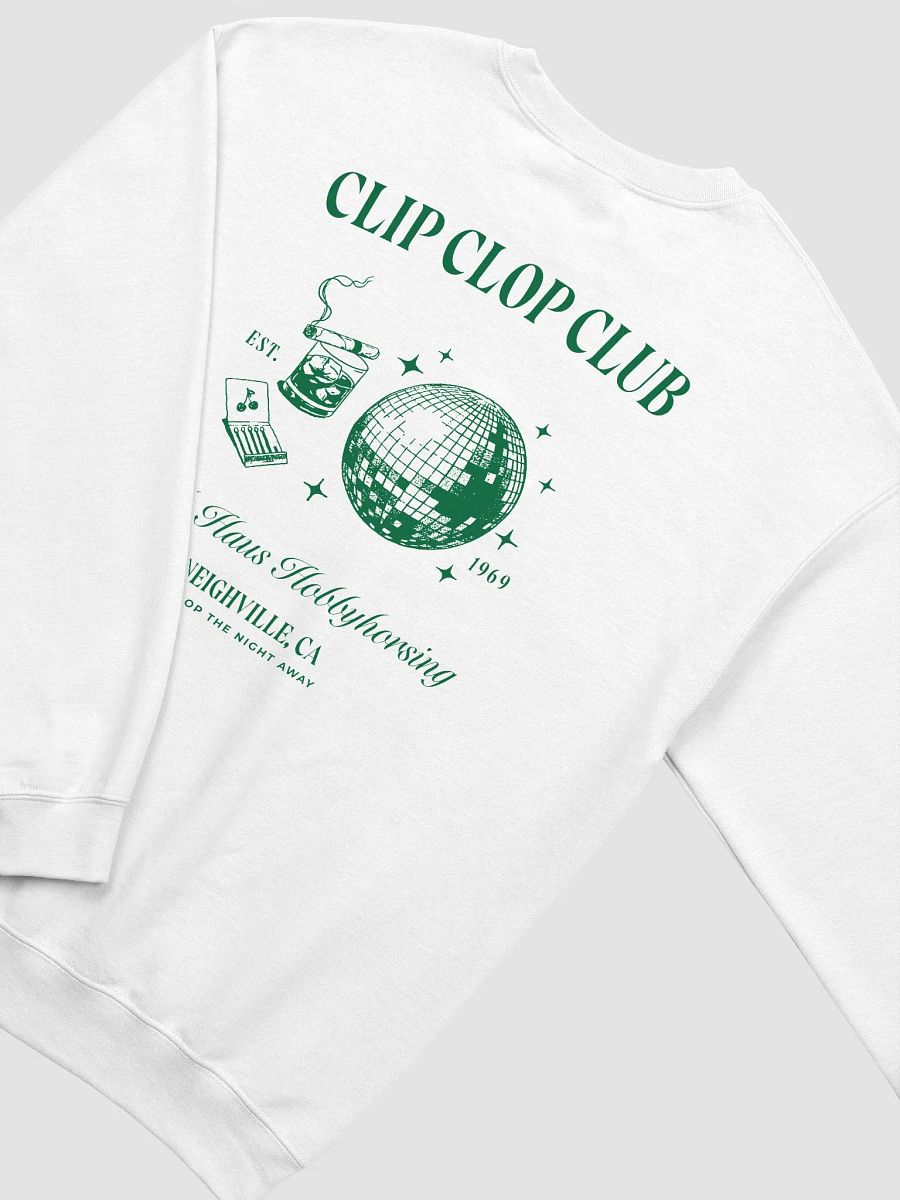 clip clop club printed crewneck product image (1)