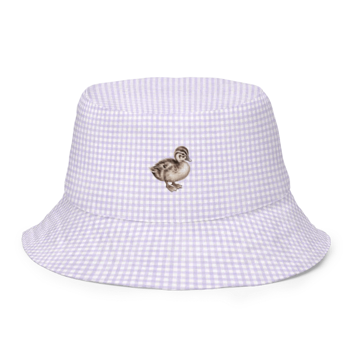 DUCK LOVERS GINGHAM BUCKET HAT TWO SIDES - Bucket Hat für Entenfans product image (1)