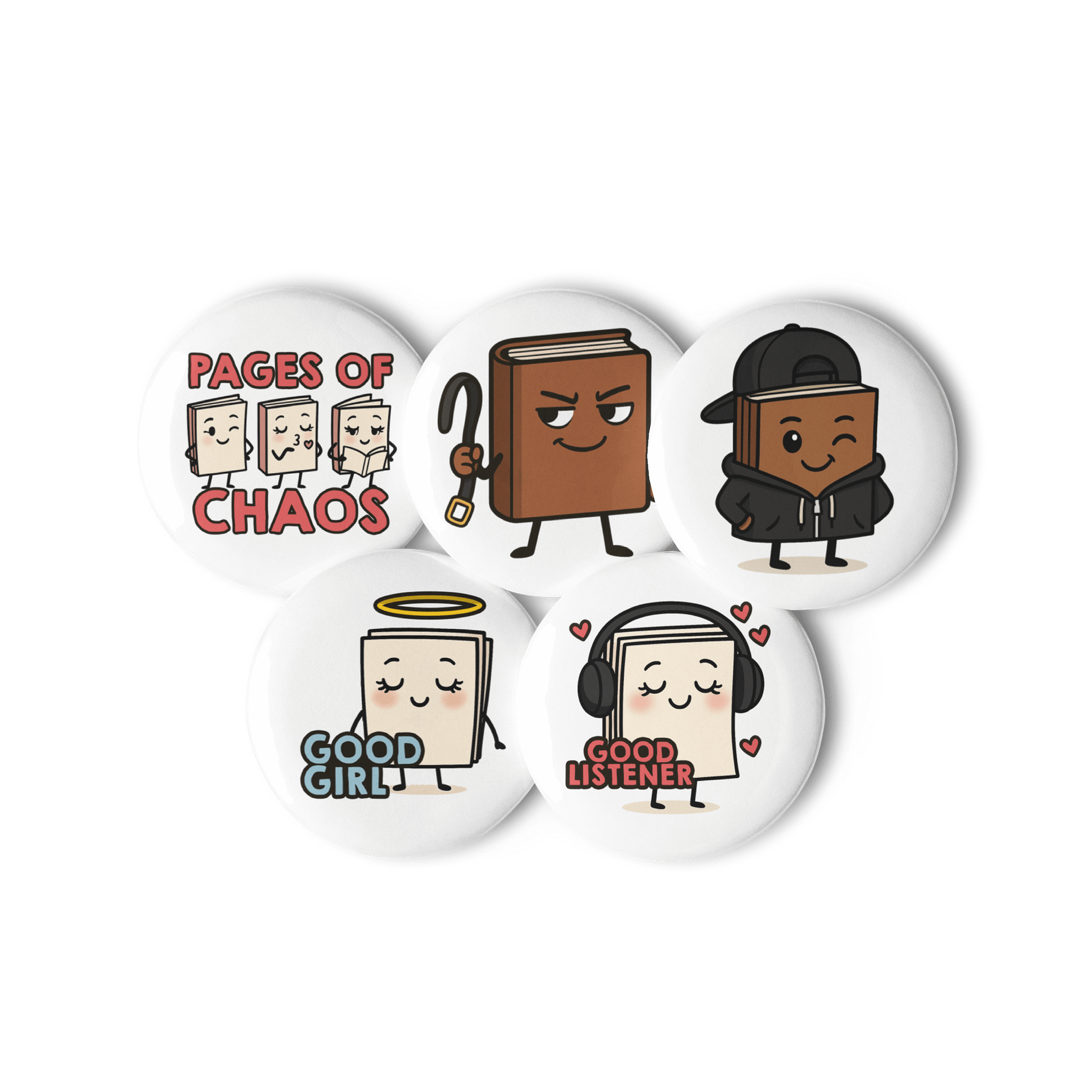 Read Emotes Pin Buttons Set product image (3)