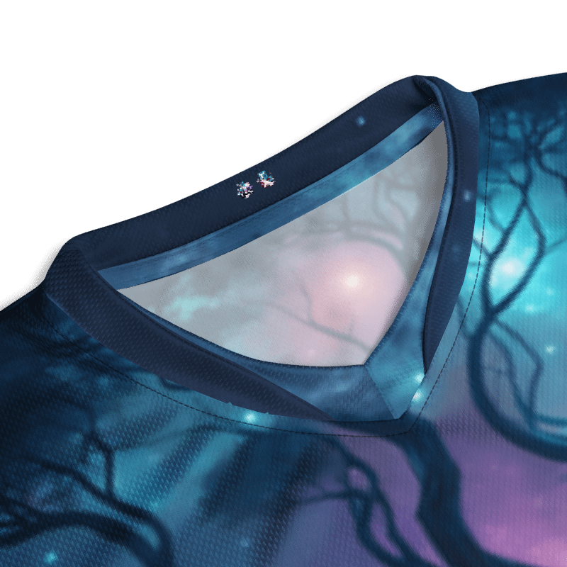 Mystical Tree Glow Unisex Sports Jersey product image (8)