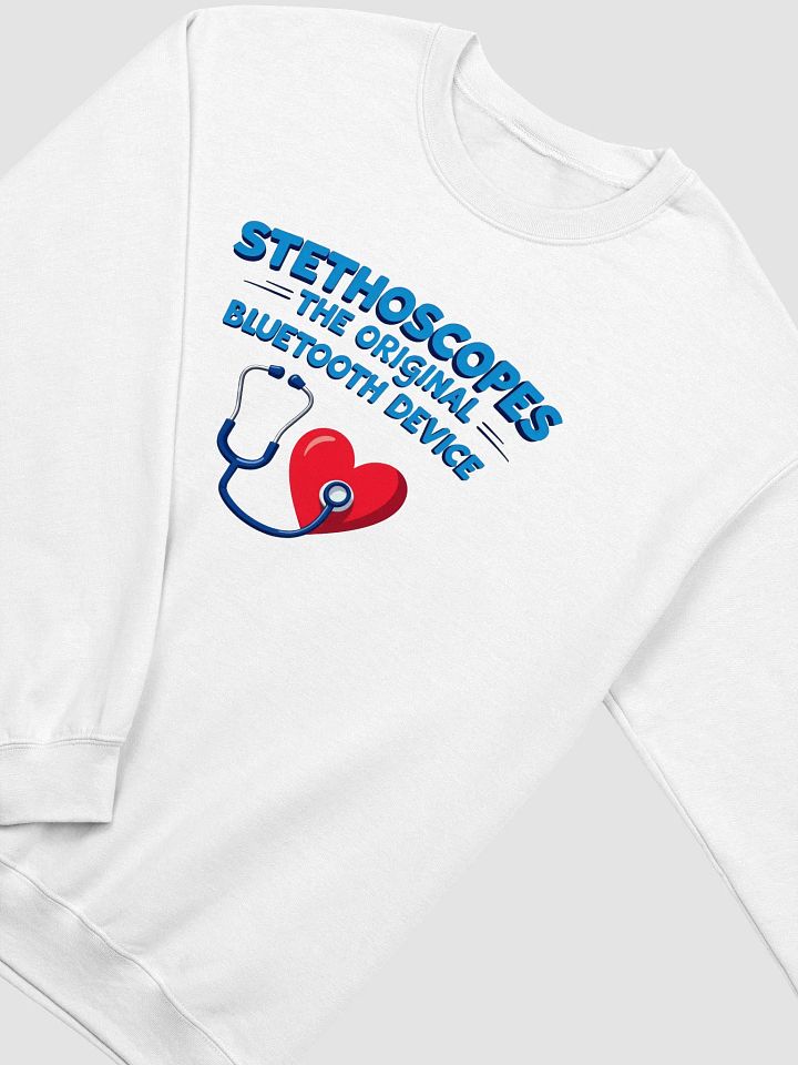 Bluetooth Stethoscope Heartbeat Crewneck product image (16)