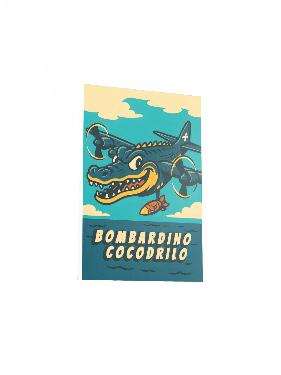 Bombardino Cocodrilo Sky Adventure Poster product image (6)