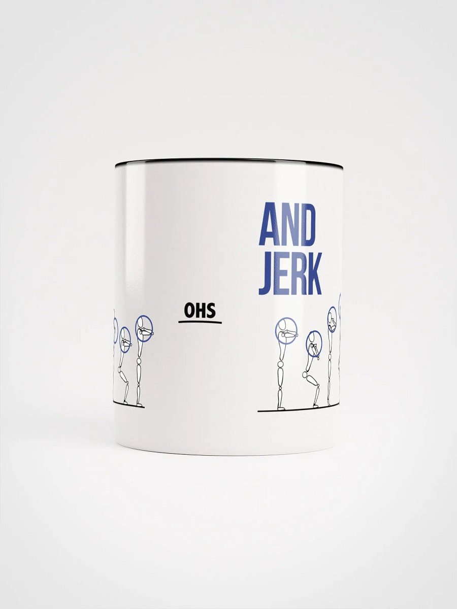 Power Clean and Jerk Illustrated Mug product image (5)