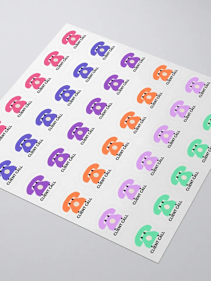 Client Call Stickers – Hand-Drawn, Functional Planner Stickers for Bullet Journals, Work, and Office Organization product image (2)