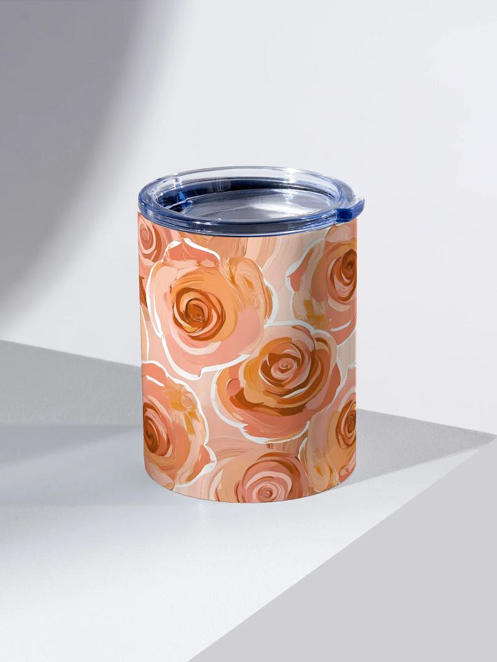 Orange Rose Garden 10oz Stainless Steel Tumbler product image (2)
