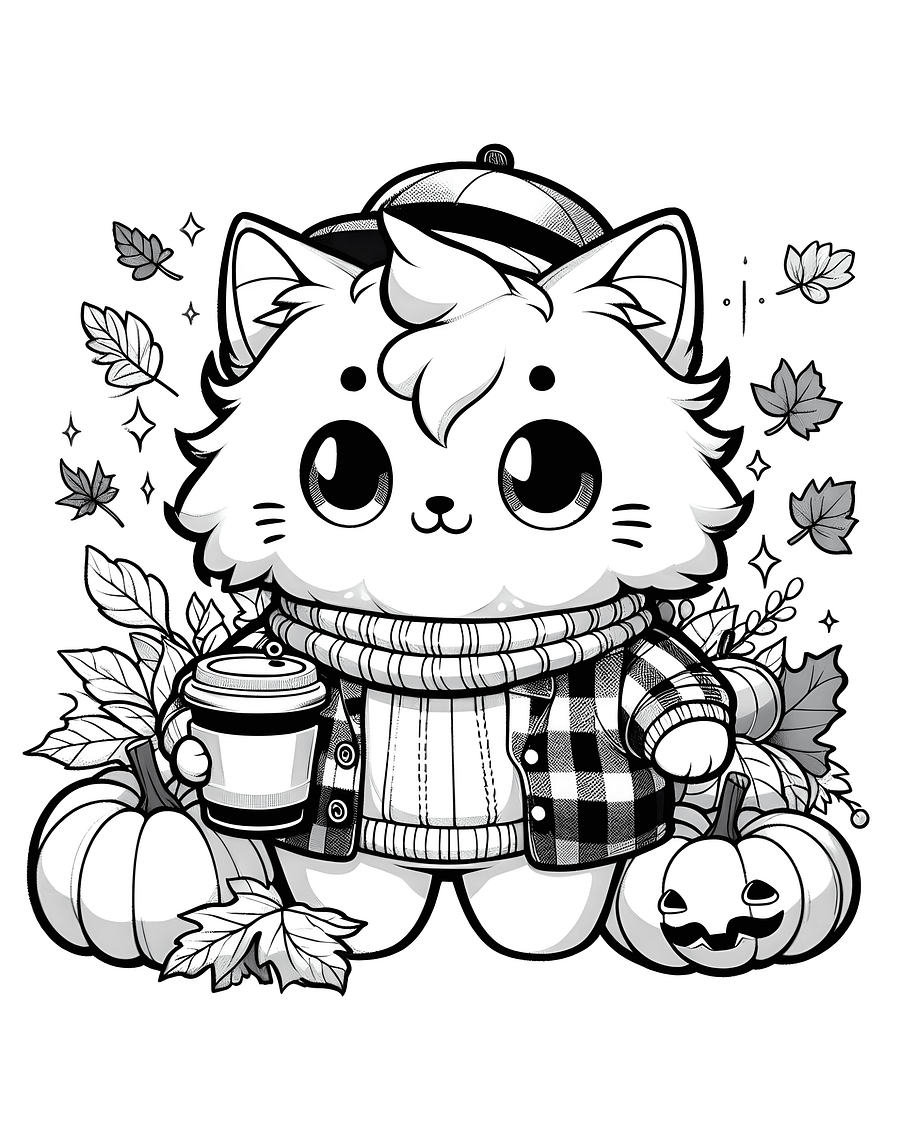 Fall Coloring Sheets - Thank You For the Support product image (5)
