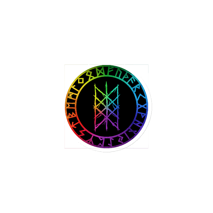 PRIDE Edition Web of Wyrd Logo Magnet product image (1)