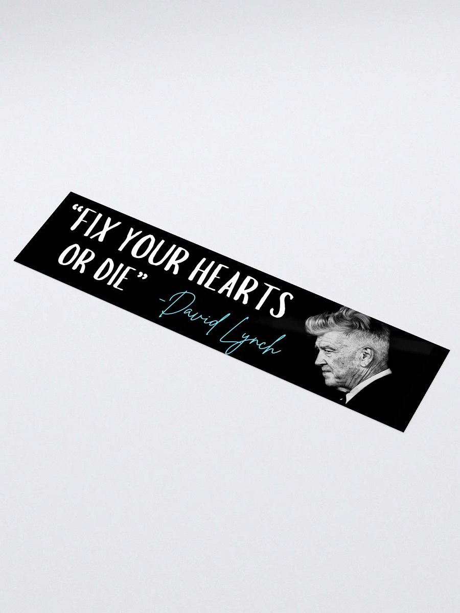 David Lynch Quote Bumper Sticker product image (1)