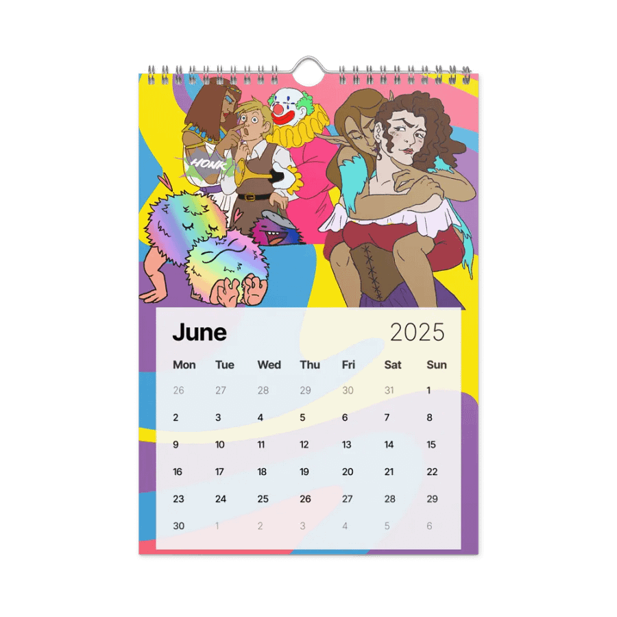 Pandor's Gloriana-themed 2025 Wall Calendar product image (10)