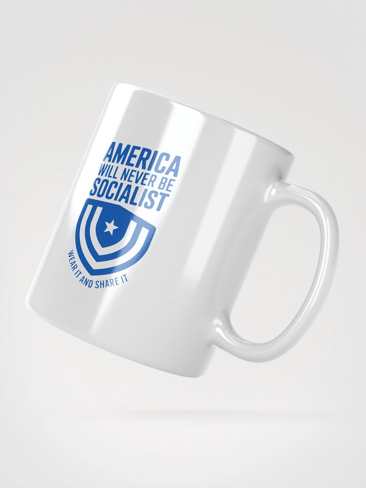 America will never be Socialist Mug - Blue Ink product image (2)