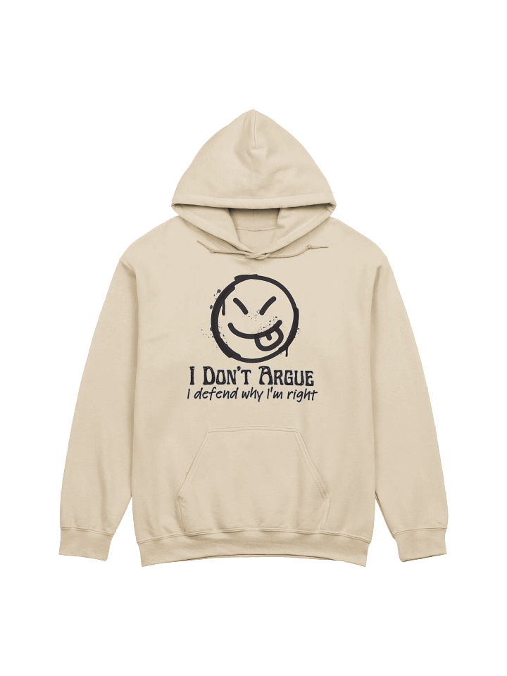 I Don't Argue Hoodie product image (1)