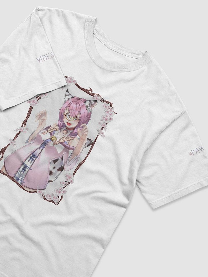 White T-Shirt: Pawsitive Vibes Only product image (1)