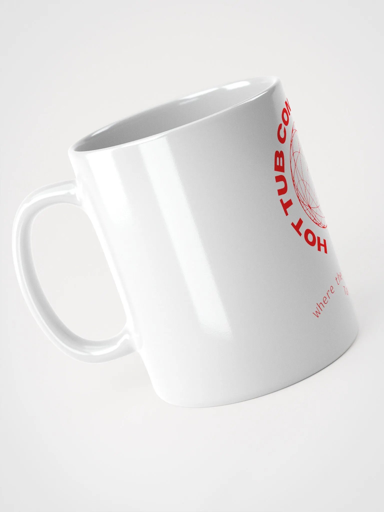 Logo mug white/red product image (3)