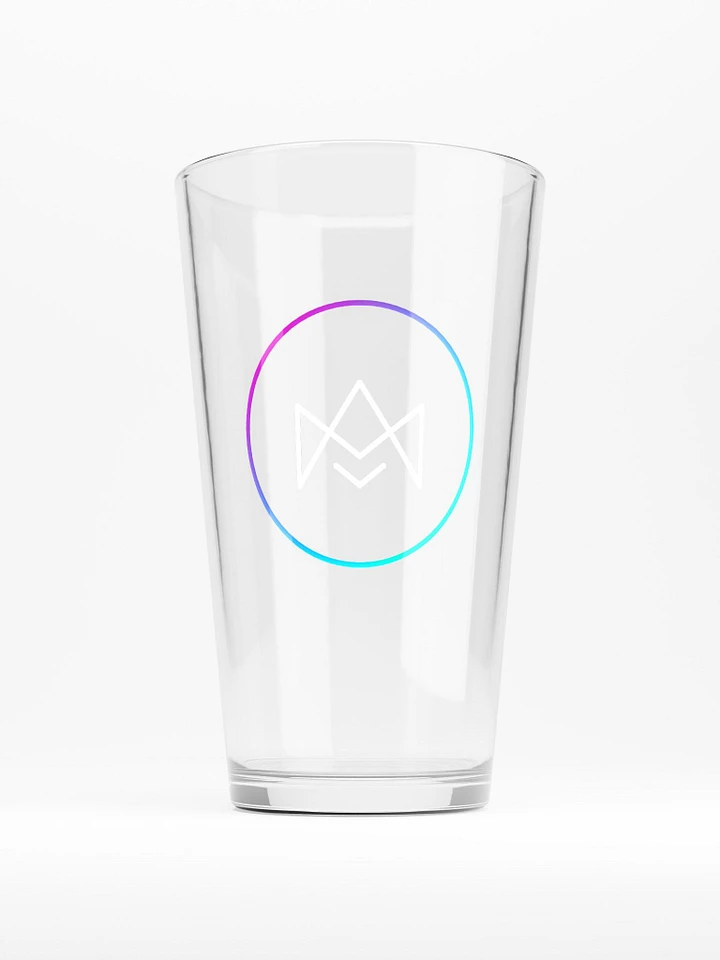 MayLouuu Logo Pint Glass (white) product image (1)