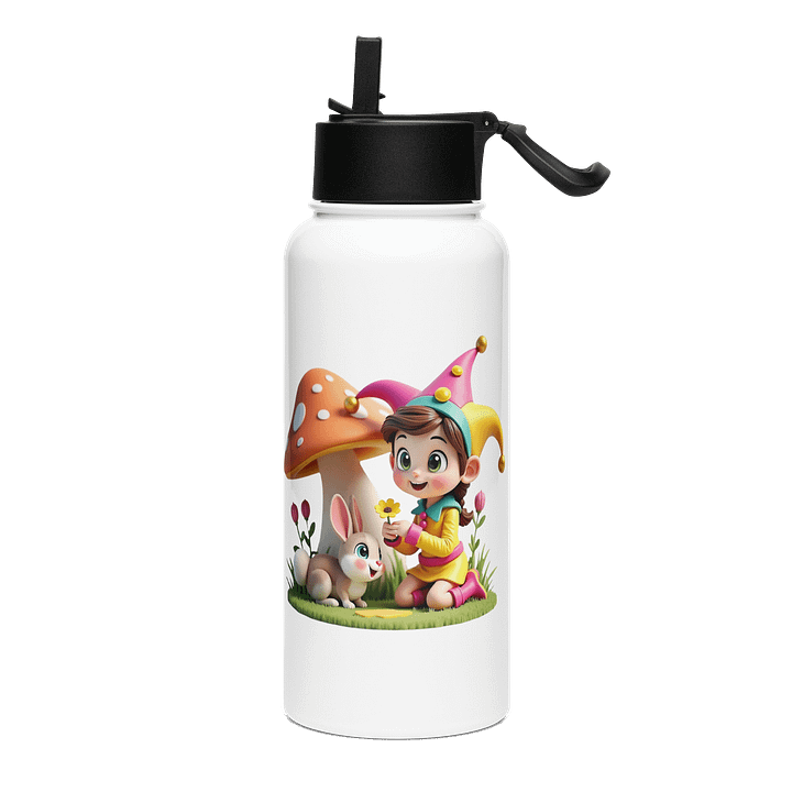 🐰 JessyJesty Bunny Stainless Steel Water Bottle with Straw Lid – Hoppin’ Hydration on the Go! product image (1)