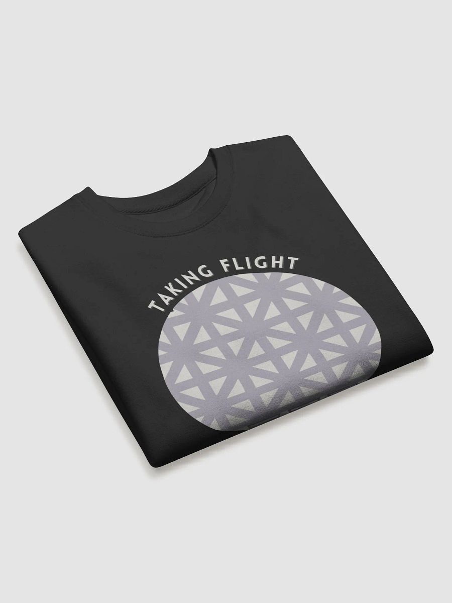 Drinking Around the World Disney: EPCOT Ball Flight Crew Neck Sweatshirt – Gray on Dark product image (16)