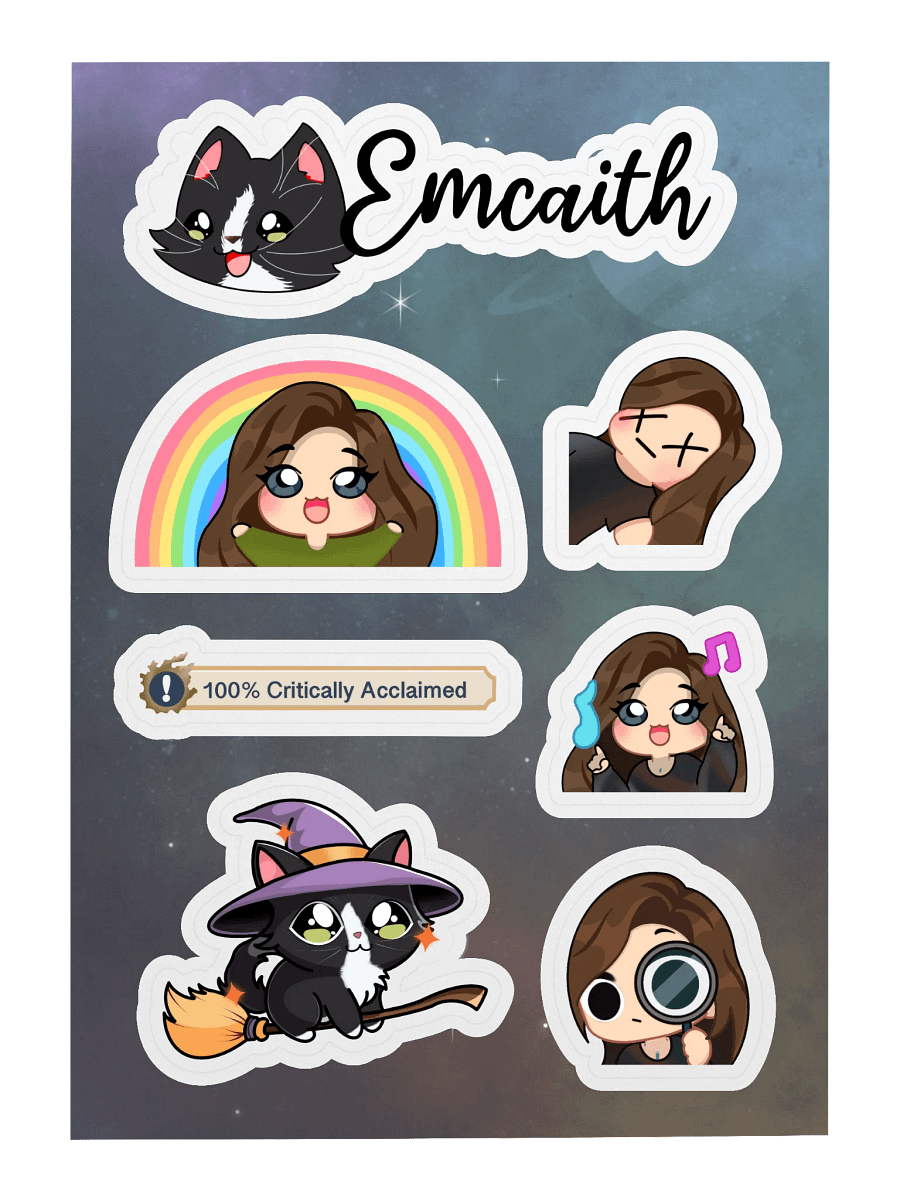 Emcaith Sticker Sheet #1 product image (3)