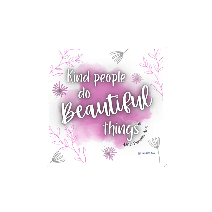 KPDBT - White/Pink Magnet product image (1)