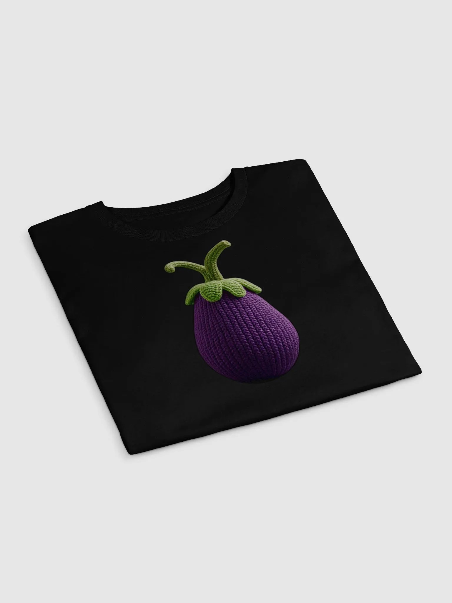 CozyAvocado Women's Premium Egg Plant Crop Top #4 product image (3)