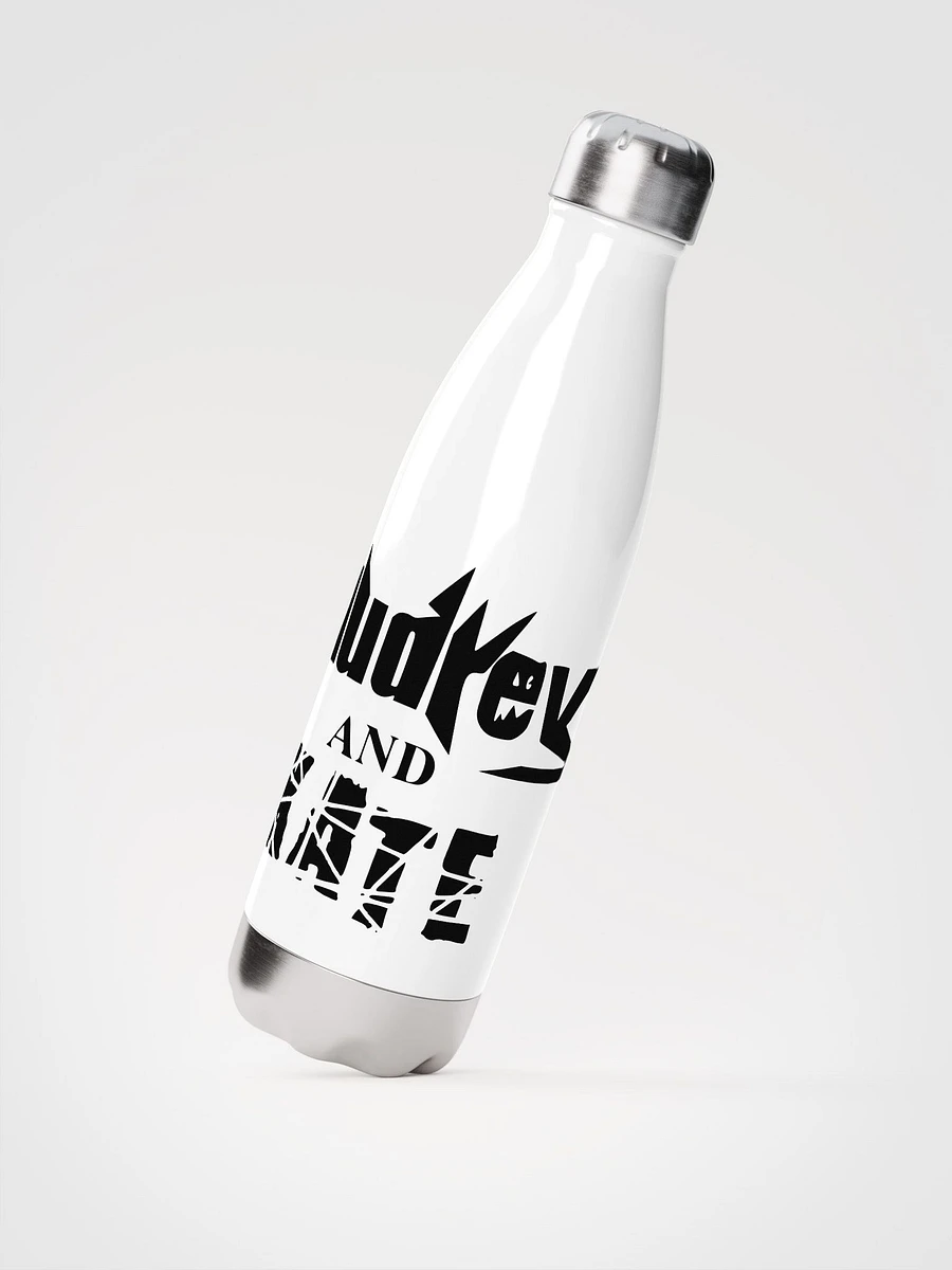 Audrey and Kate Official Square Black Logo Water Bottle product image (2)