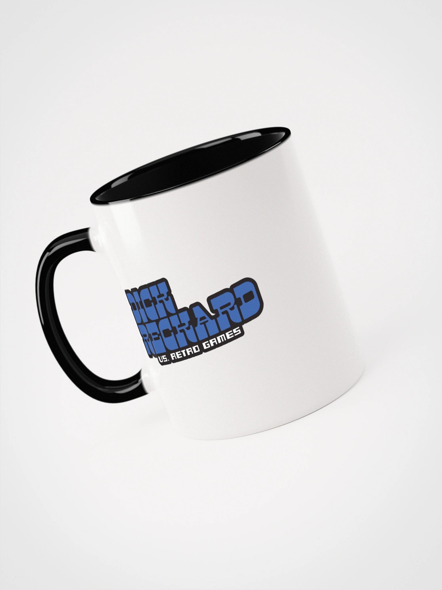 Dick Reckard vs Retro Games Blue Logo Unisex Ceramic Mug product image (23)