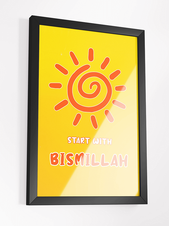Start with Bismillah Kids Wall Art product image (1)