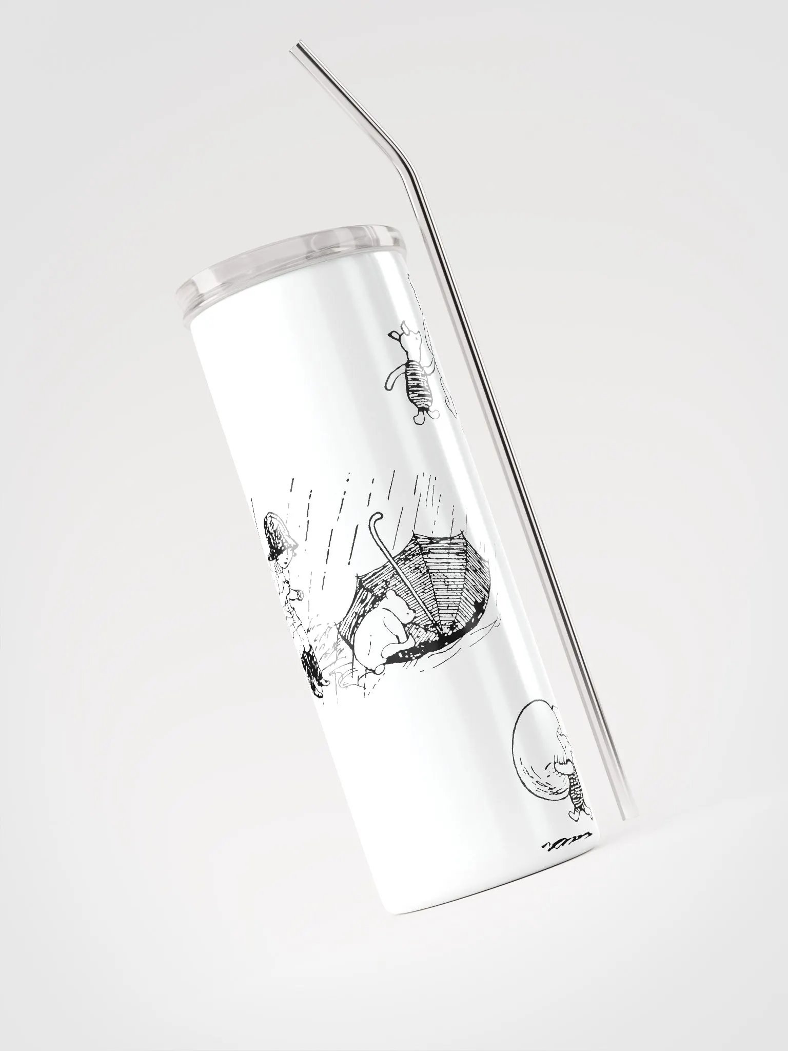 Pooh Bear and Friends Stainless Steel Tumbler product image (3)