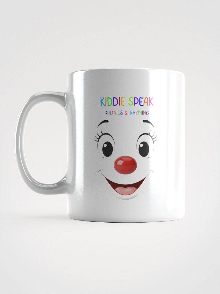 Kiddie Speak Smiling White Glossy Mug product image (1)