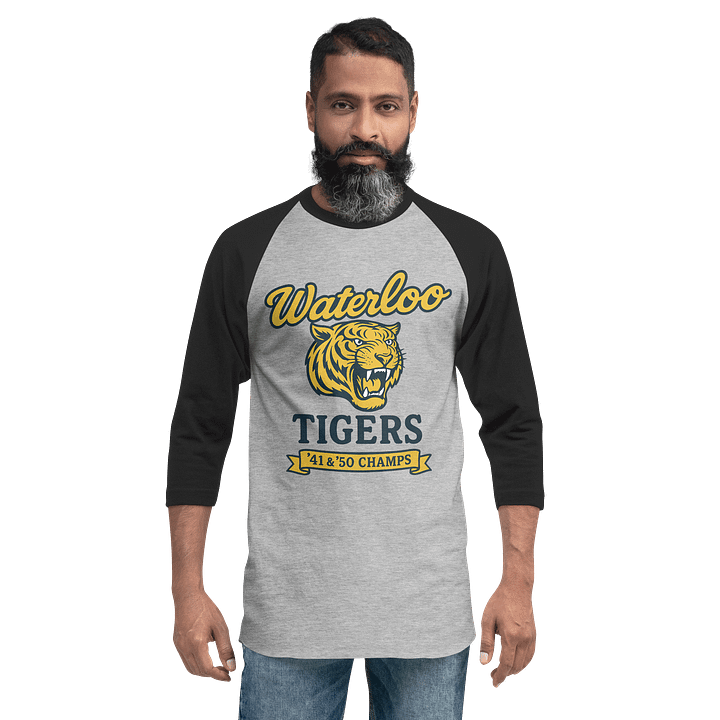 Waterloo Tigers 3/4 Legacy Tee product image (2)