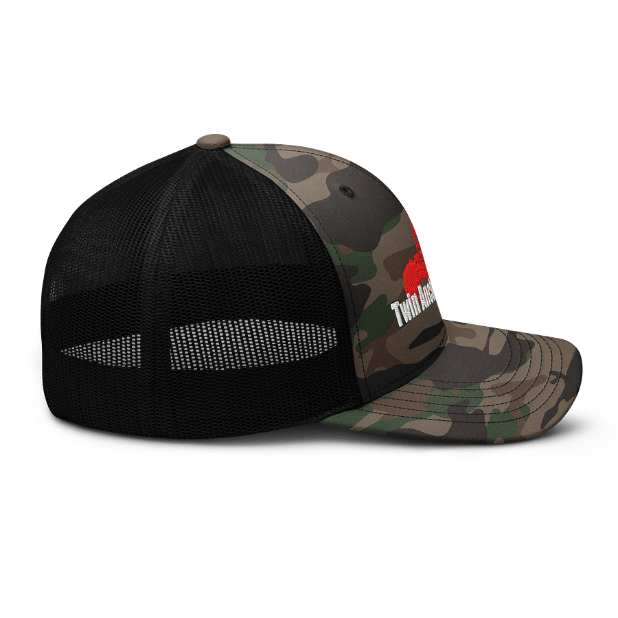 Red Marco tug Camo Trucker Hat product image (7)