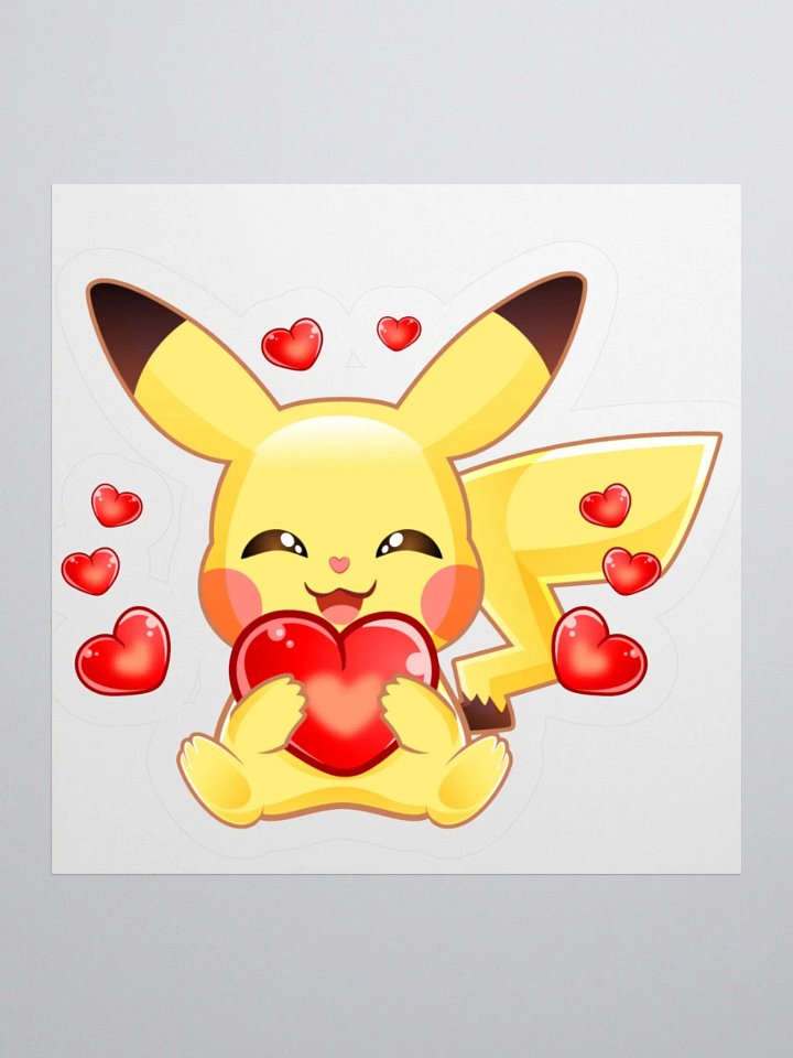 Pika love stickers product image (1)