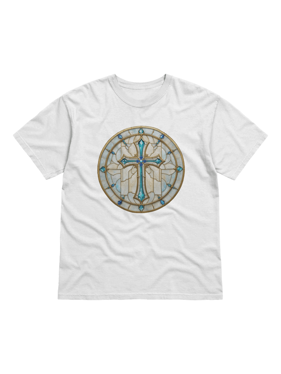Divine Cross Stained Glass T-Shirt product image (3)