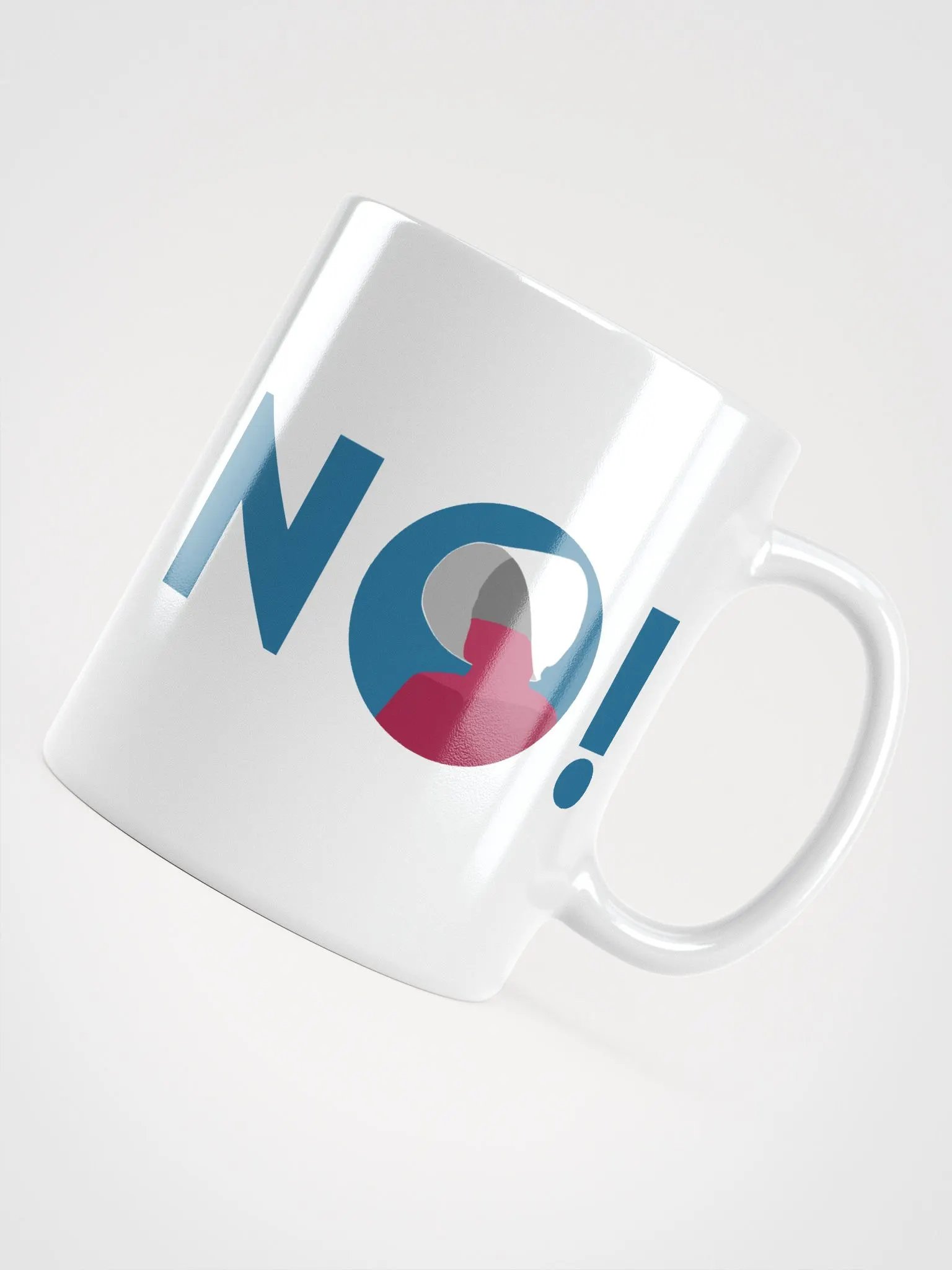 Patriarchy Resistance "NO!" White Mug product image (10)