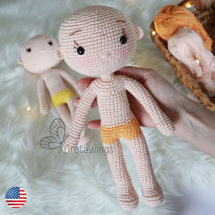 Base Body Pattern for Amigurumi (Digital Download) product image (1)