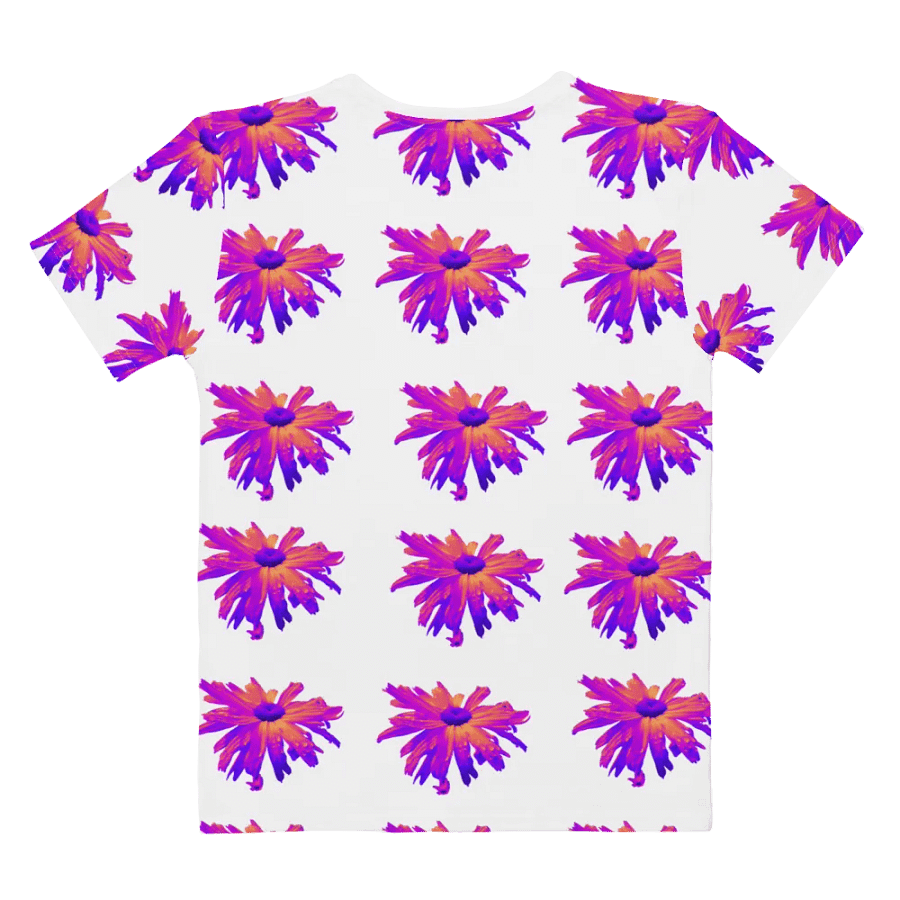 Abstract Pink Floating Daisy Flower Women's T Shirt product image (4)