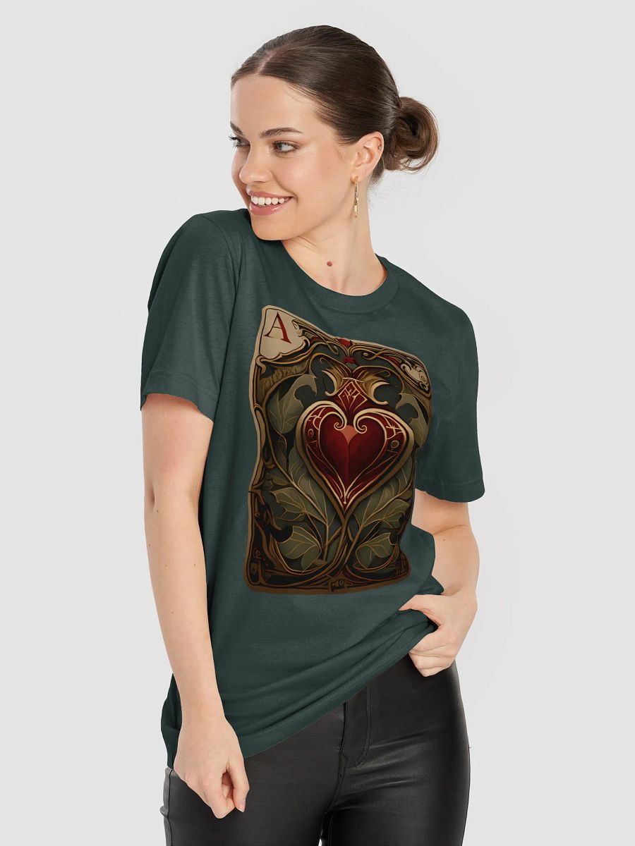Ace of Hearts Vintage Playing Card T-Shirt product image (2)