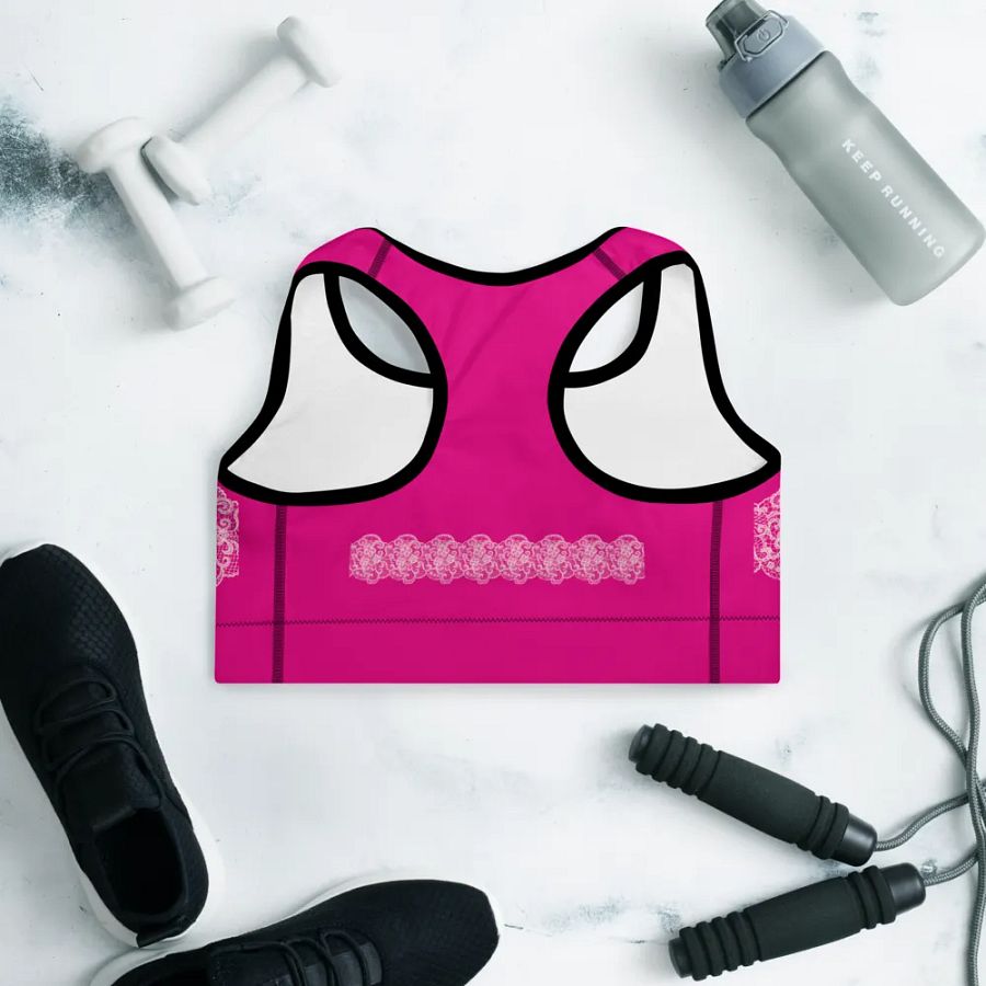 Lace Pink Premium Sportswear Pink Padded Sports product image (9)