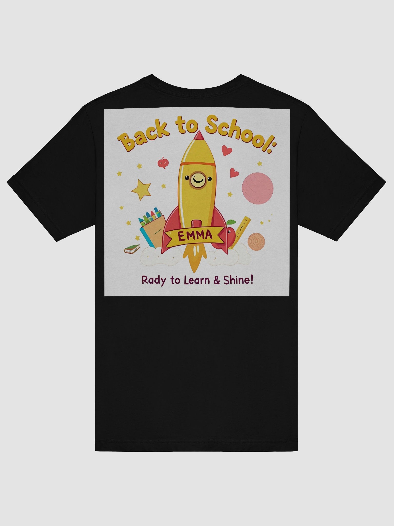 Rocket to School: Emma's Back-to-School Adventure T-Shirt product image (56)
