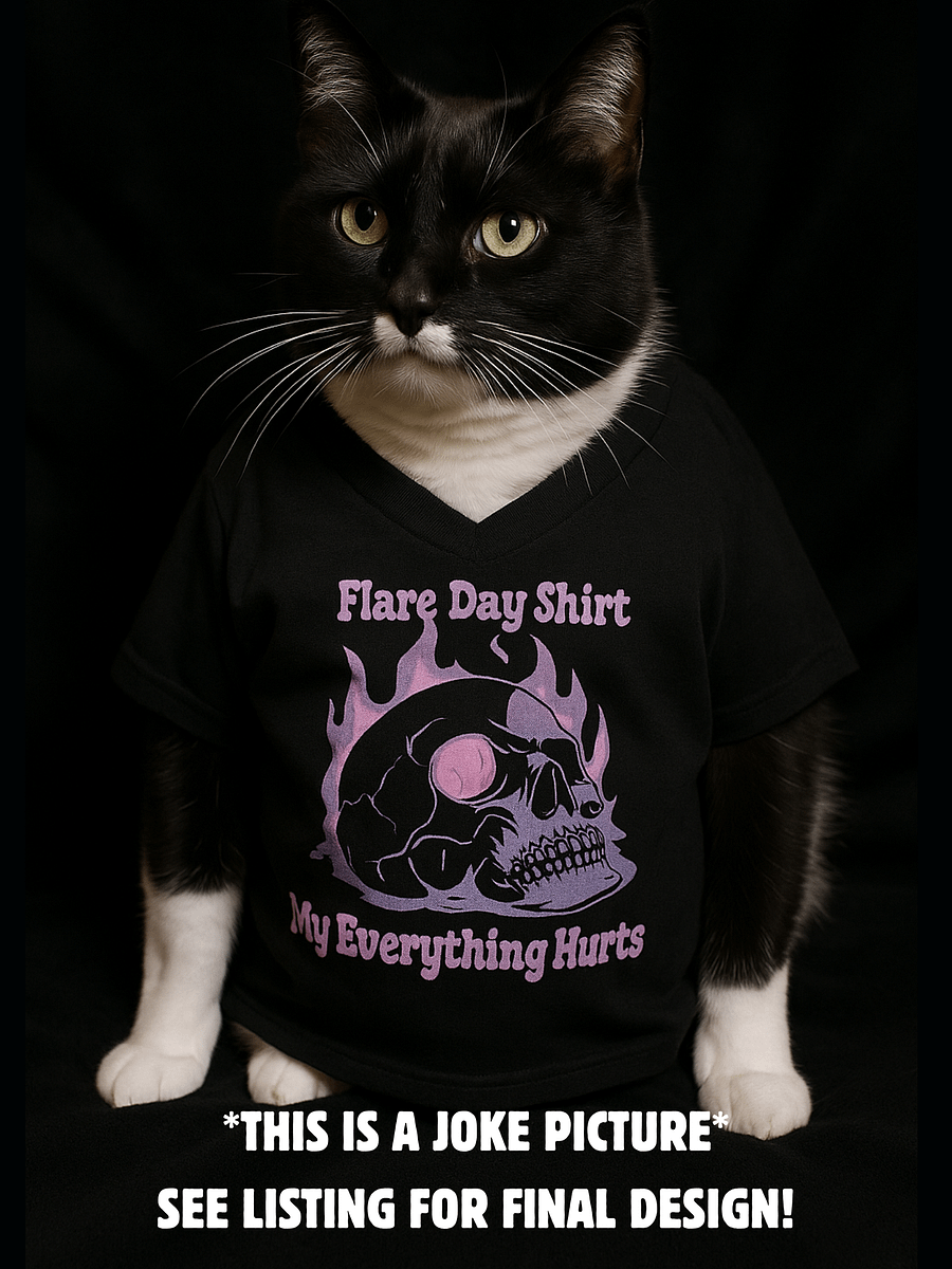 Flare Day! Women's Soft V-Neck (Purple) product image (2)